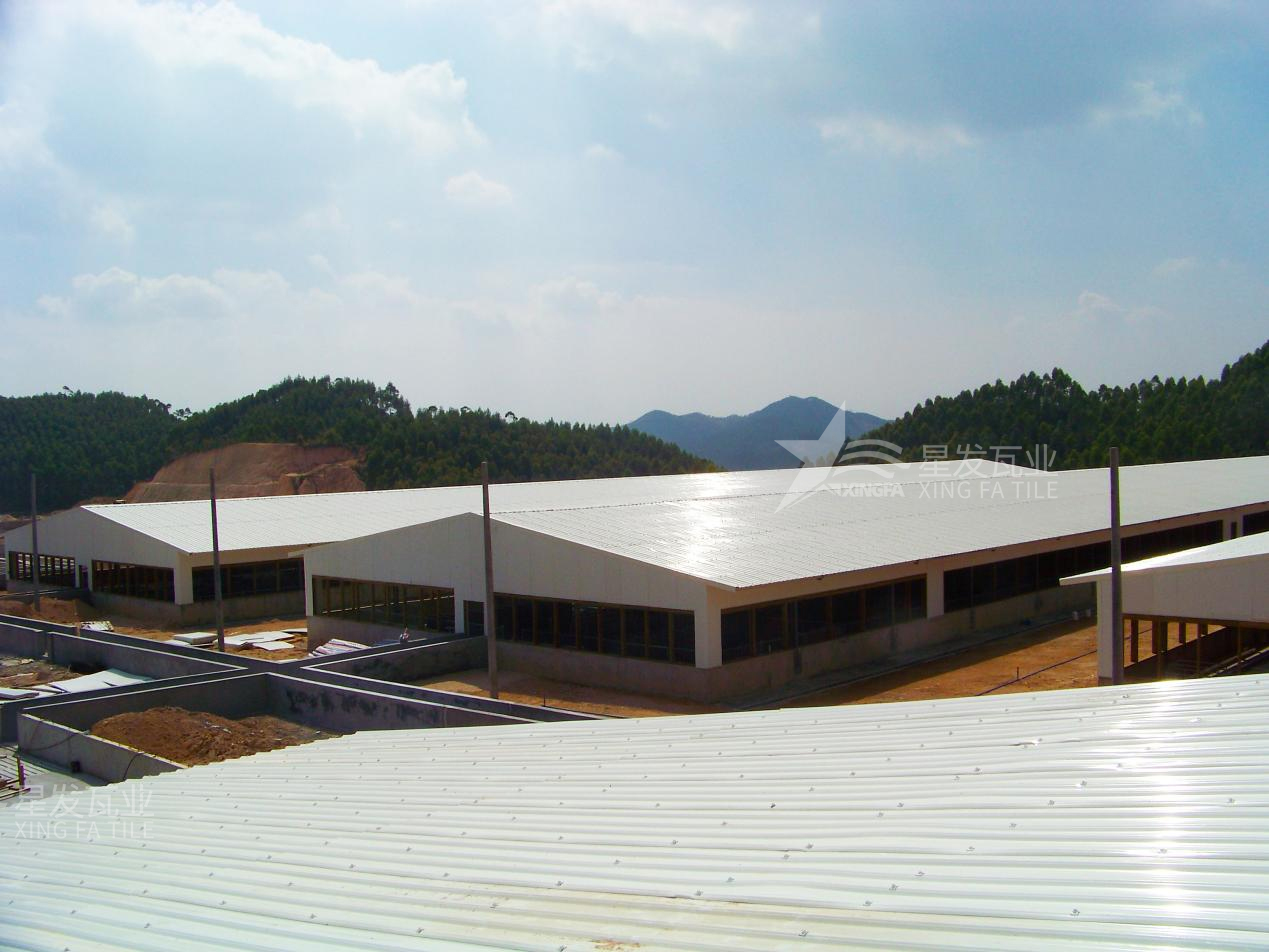 贛州合成樹脂瓦施工安裝用什么材料搭建架子，贛州鋼結構搭建樹脂瓦